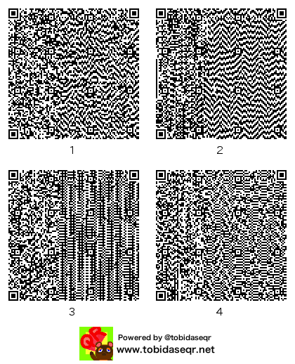 とびだせどうぶつの森 マイデザイン QRコード「たけるっぽい」