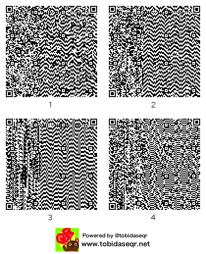 とびだせどうぶつの森 マイデザイン QRコード「りゅうのすけっぽい」