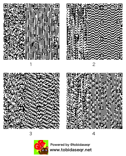 とびだせどうぶつの森 マイデザイン QRコード「緑のワンピ」