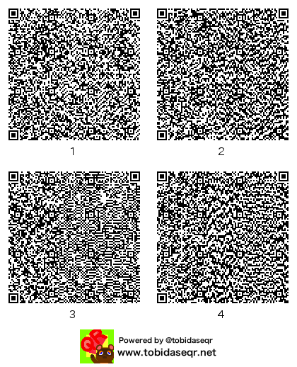とびだせどうぶつの森 マイデザイン QRコード「五泉千影」