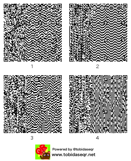 とびだせどうぶつの森 マイデザイン QRコード「がくらん」