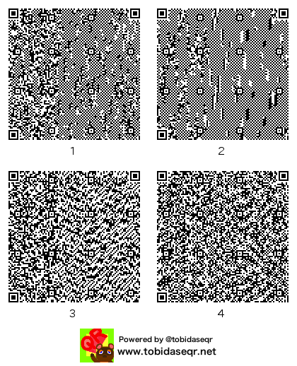 とびだせどうぶつの森 マイデザイン QRコード「カトレア2」