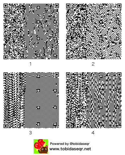 とびだせどうぶつの森 マイデザイン QRコード「くちびるくん」