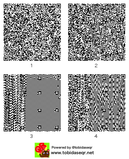 とびだせどうぶつの森 マイデザイン QRコード「はなまる」