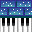 ピアノタイル　ブルー