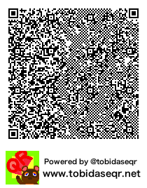 とびだせどうぶつの森 マイデザイン QRコード「猫魔理沙」