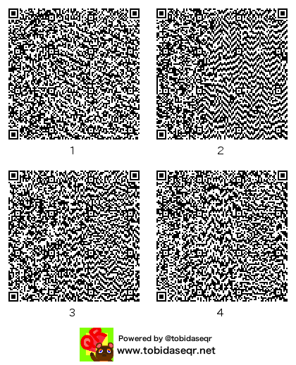 とびだせどうぶつの森 マイデザイン QRコード「あけちーのふく」