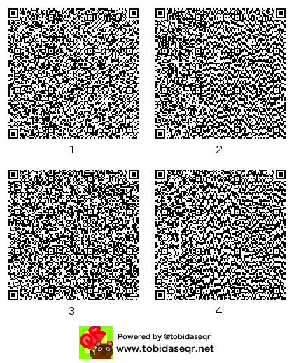 とびだせどうぶつの森 マイデザイン QRコード「霧雨魔理沙ピース♪」