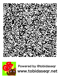 とびだせどうぶつの森 マイデザイン QRコード「ピアノタイル　ブルー」