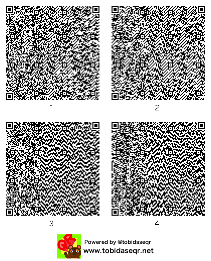 とびだせどうぶつの森 マイデザイン QRコード「くまなひめさまのふく」