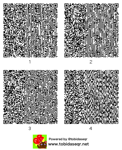 とびだせどうぶつの森 マイデザイン QRコード「朝比奈みくる」