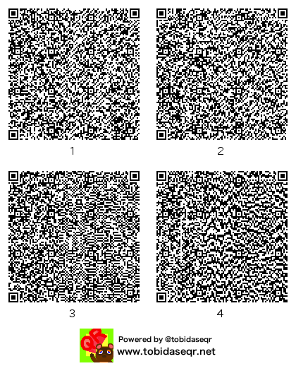 とびだせどうぶつの森 マイデザイン QRコード「フランドール」