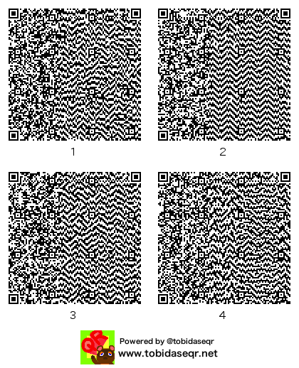 とびだせどうぶつの森 マイデザイン QRコード「コスプレ【GGOキリト】」