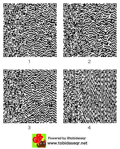 とびだせどうぶつの森 マイデザイン QRコード「マケンきっ! 3ねん」