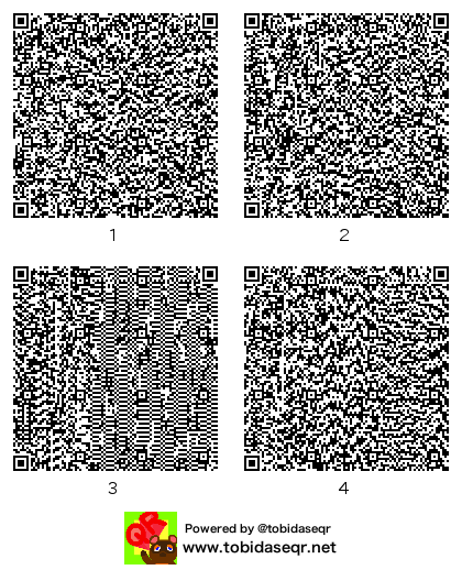 とびだせどうぶつの森 マイデザイン QRコード「おっぱい」