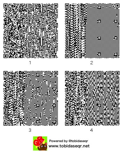 とびだせどうぶつの森 マイデザイン QRコード「櫻花和服」