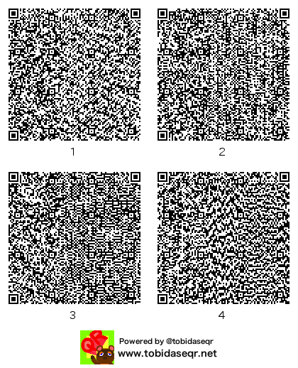 とびだせどうぶつの森 マイデザイン QRコード「がぞうから54354」