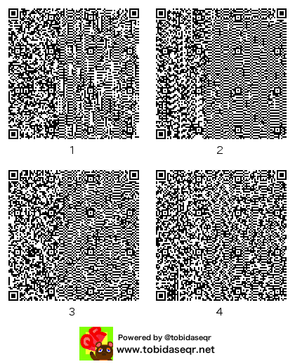 とびだせどうぶつの森 マイデザイン QRコード「ももいろゴタイロー」