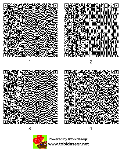 とびだせどうぶつの森 マイデザイン QRコード「choco」