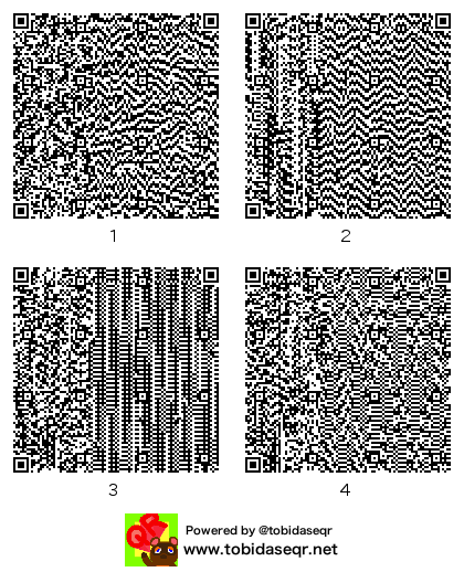 とびだせどうぶつの森 マイデザイン QRコード「風鳥の学生服」