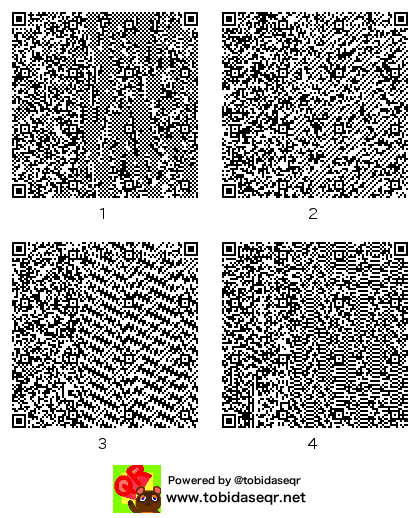 とびだせどうぶつの森 マイデザイン QRコード「ちはる君」