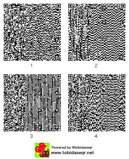 とびだせどうぶつの森 マイデザイン QRコード「パラダイスがくえんなつ」